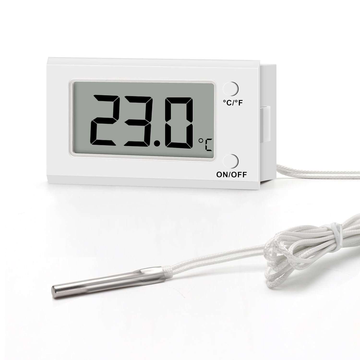 Digital Oven Thermometer with Probe Grill Meat Thermometer up to 572°F/300°C, Oven Thermometer Roasting for Barbecue Accessories for Kitchen, Roasting, Grill, Pizza