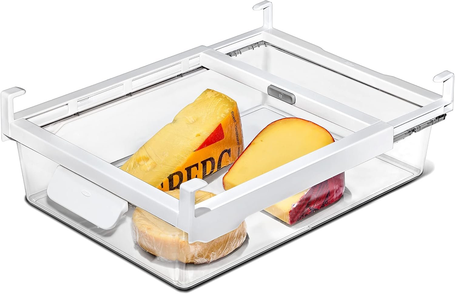 OXO Good Grips Fridge Undershelf Drawer 14 in – for Deli Meat, Cheese, Produce and More