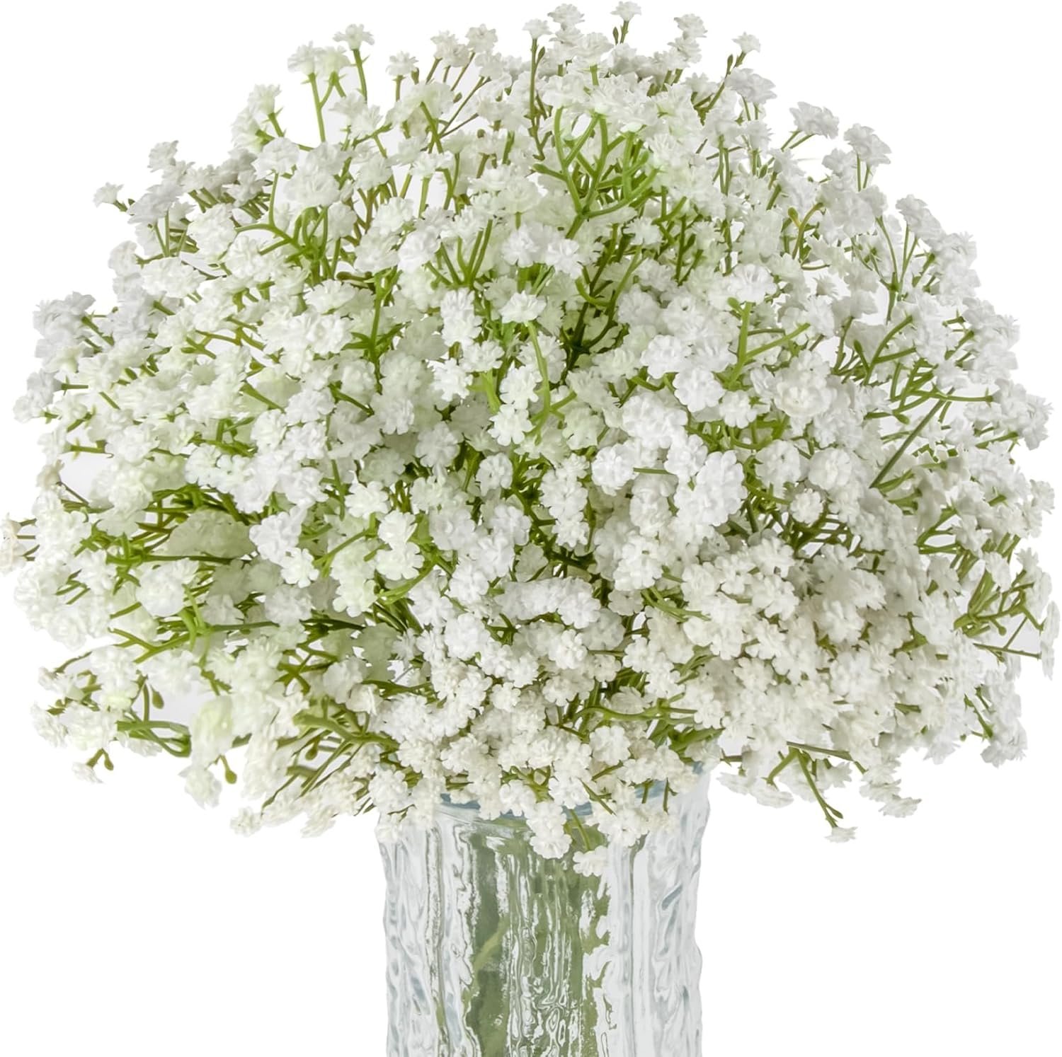 Sukh 10PCS Baby Breath Artificial Flowers Fake Babys Breath Gypsophila Flowers Bulk Realistic Artificial Flowers Bouquet Flores Artificiales para Decoracion for Wedding Party Home Decoration | Realistic Faux Flores Artificiales Bouquet for Vase, Wedding Centerpieces, Baby Shower, Home Indoor Decor, Floral Arrangement