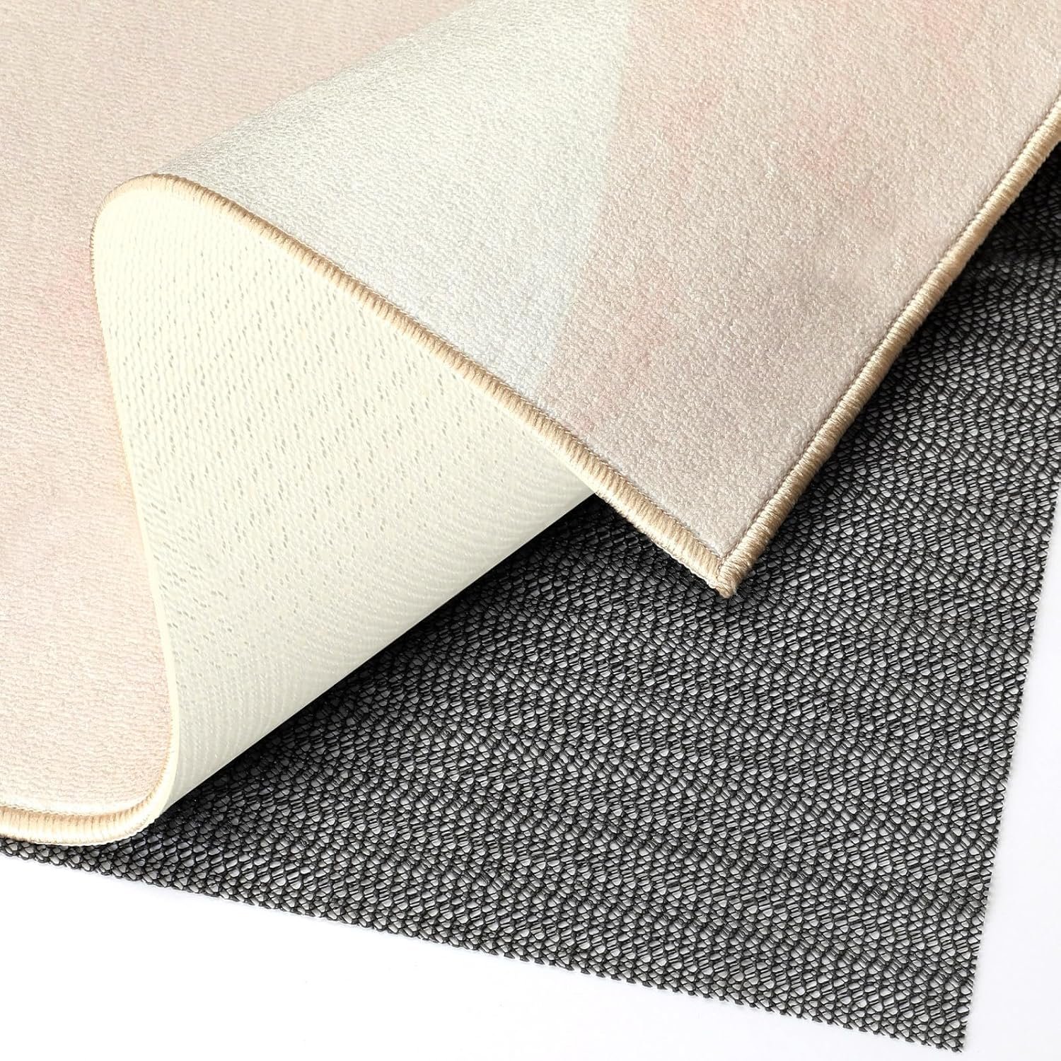 PureFit Non Slip Rug Pads 2×3 Ft Non Skid Thick Rug Pad Gripper | Anti-Slip Carpet Dual Dense Rug Mats Grips for Under Area Rugs and Hard Surface Floors Hardwood and Tiles