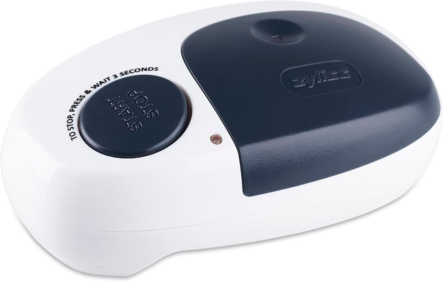 Zyliss EasiCan Electric Can Opener – One-Touch Automatic Tin Opener with Magnet for Safe Lid Removal – Compact, Hands-Free Design for All Can Sizes – Battery Operated, Easy to Use and Store