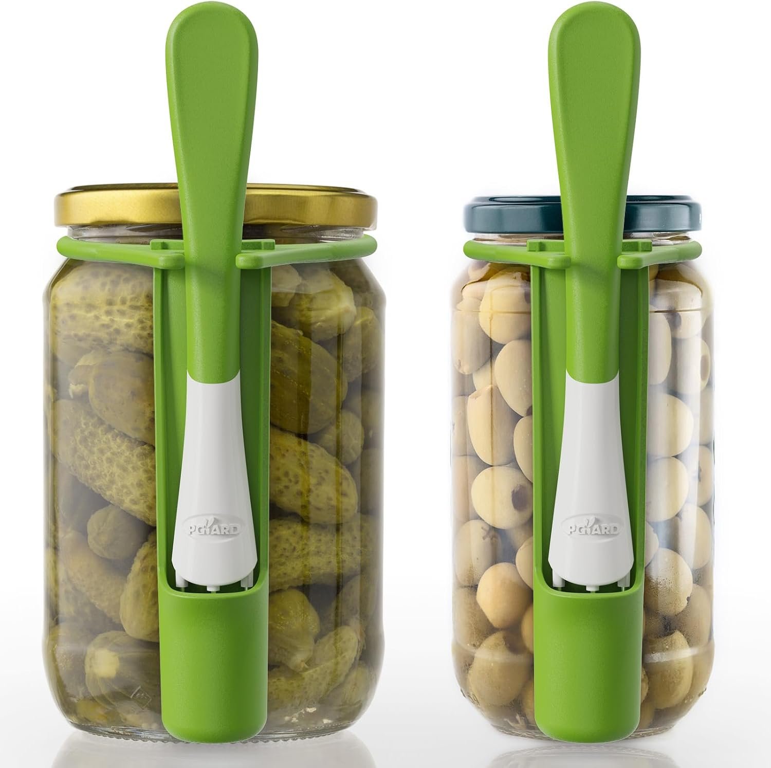 2 Pack Pickle Fork Pickle Grabber Tool, Pickle Picker for the jar-Green | Kitchen Gadgets Pickle Gifts Suitable for Olives, 304 food-grade stainless steel, for pickle cans and kitchen decoration