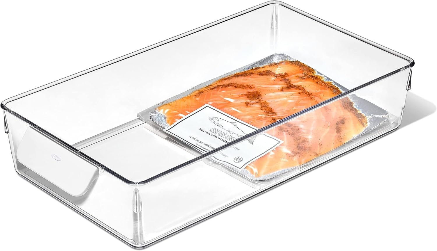 OXO Good Grips Fridge Organization Bin 8 in x 14 in – for Cheese, Meat, Fish and More
