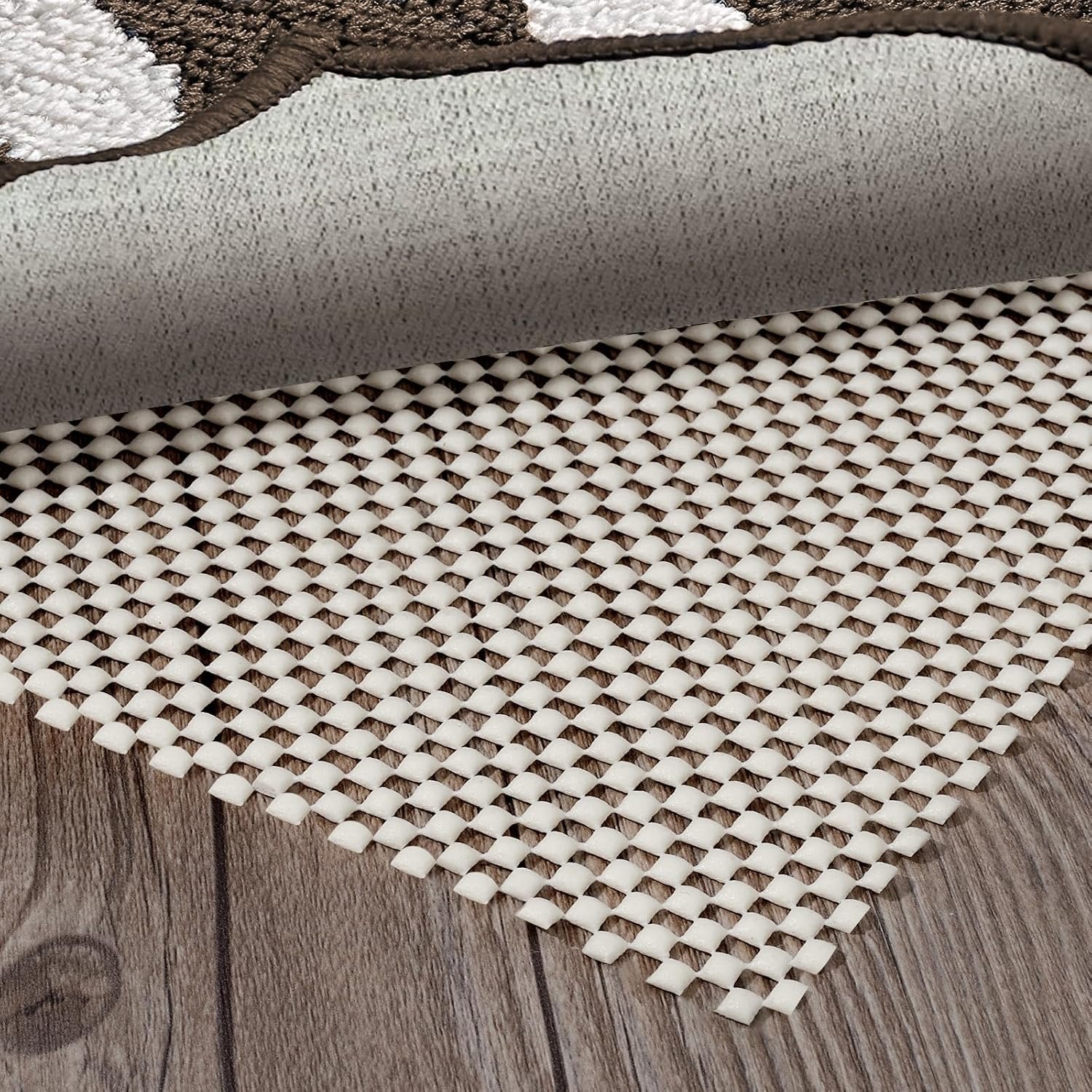 BALEINE Non Slip Rug Pad Rug Gripper for Hardwood Floors, Extra Thick Non Slip Mat Under Carpet (2’x3′)